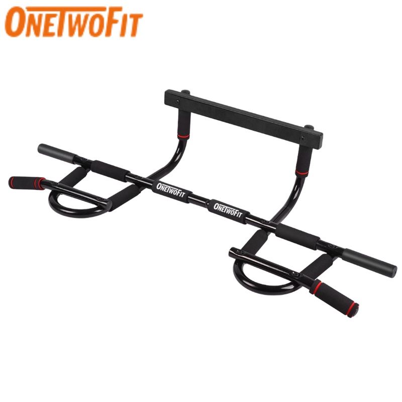 Ảnh OneTwoFit thanh tập xà đơn Pull Up Bar Chin Up Bar Multi-Grip Body Workout Bar 1