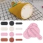 MARGREDY Túi Dài Đáy DIY Handmade Đáy Túi Chất Liệu Da PU