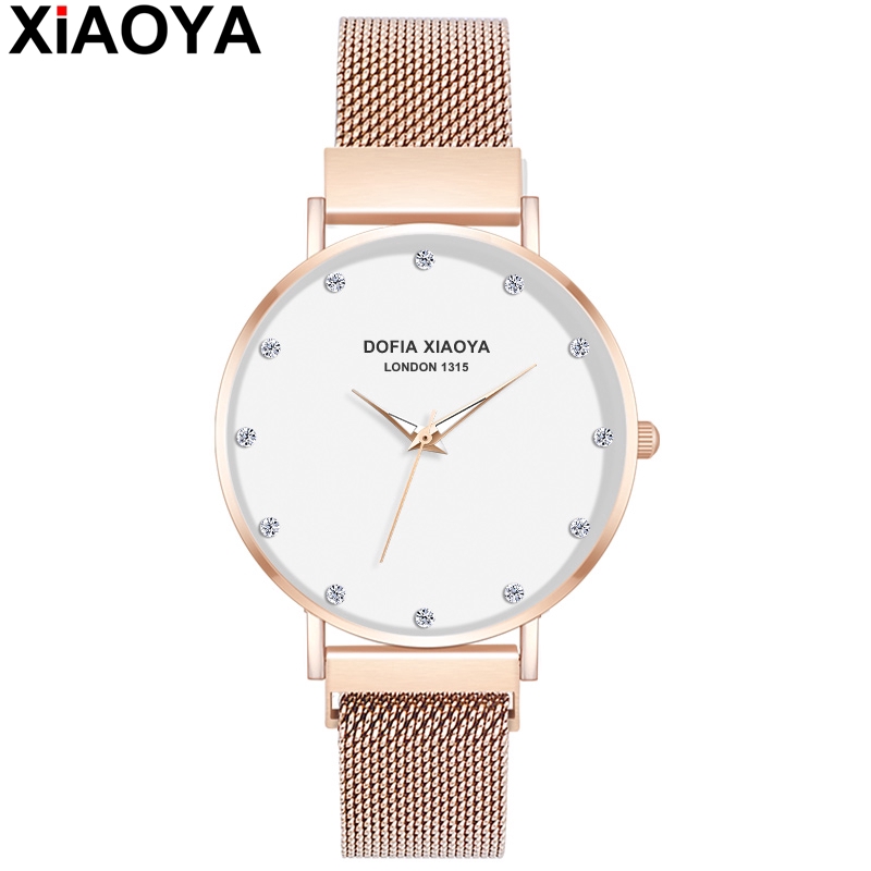 Ảnh Đồng hồ đeo tay XIAOYA 1315 bằng kim loại khóa từ tính thanh lịch thời trang 1