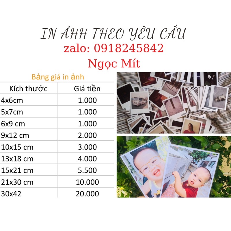 Bạn đang tìm một địa chỉ in ảnh chất lượng và giá cả cực kì ưu đãi? Đây chính là lựa chọn số một dành cho bạn! Không chỉ in ảnh chất lượng cao, các sản phẩm của chúng tôi còn được bán với giá cả cực kì hợp lý và đặc biệt là có kích thước mini đáng yêu.