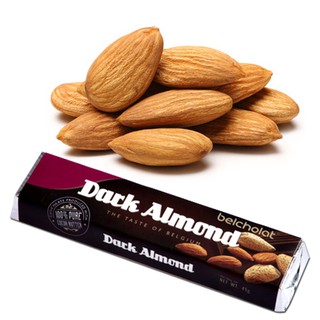 Socola Thanh Hạnh Nhân Praline 55% Cacao 45g Belcholat Dark Chocolate Ăn Vặt Healthy Bùi Thơm L2