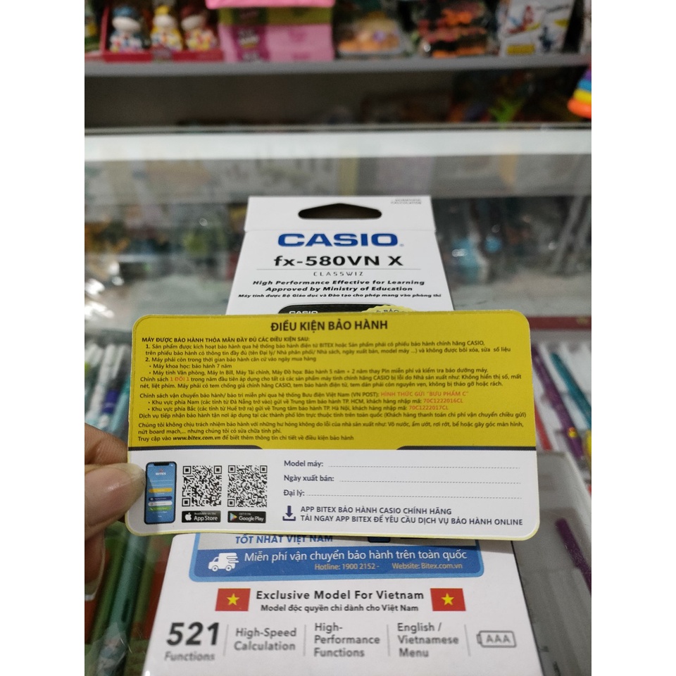Máy Tính CASIO FX 580VN X
