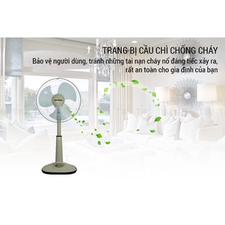 Quạt Điện Đứng Senko L1638 Chính Hãng Công Suất 47W Với 3 Tốc Độ Gió, Bảo Hành 2 Năm