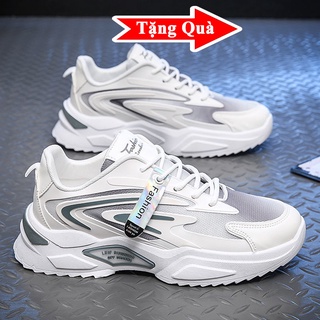 Giày Sneaker Nam Đế Cao Su Non, Giày Nam trend  - Tăng Chiều Cao Tự Nhiên