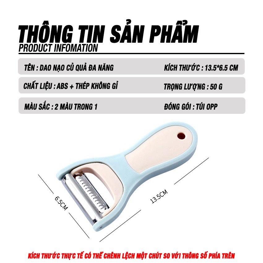 Dụng cụ bào nạo gọt rau củ đa năng tiện ích trong nhà bếp