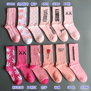 [3/4 Đôi] Tất cotton cao cấp ống dài phong cách Hàn Quốc hip-hop, thời trang unisex, phù hợp thể thao, thoải mái