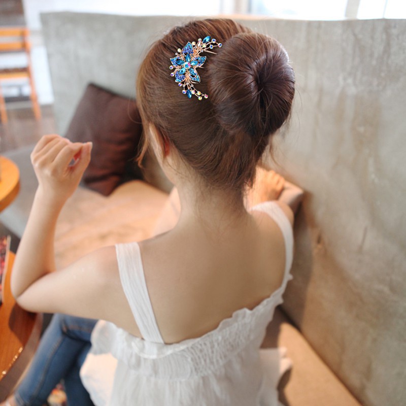 Xược cài tóc đính đá dang trọng dành cho nữ, Cài tóc đi tiệc