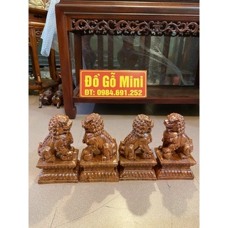 nghê gỗ hương đá cao cấp