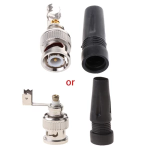 WU BNC Nam Cắm Nhanh Phù Hợp Với Hàn Hợp Kim Kẽm BNC Nam Kết Nối Để Sửa Chữa