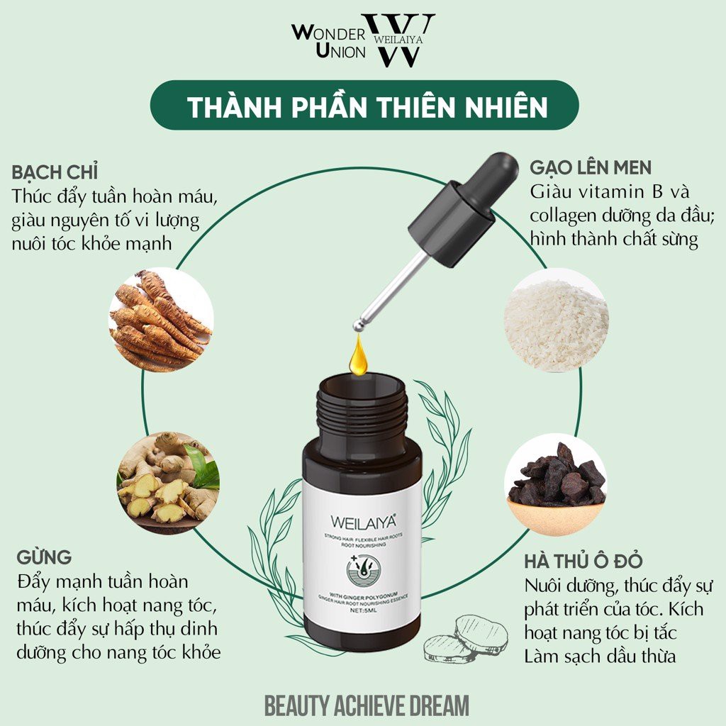 Ảnh Kích Thích Mọc Tóc Nhanh với Huyết thanh Serum Mọc Tóc Weilaiya Chính Hãng 1 Lọ 5ml Cam Kết Hiệu Quả Sau 12 Tuần sử dụng 2