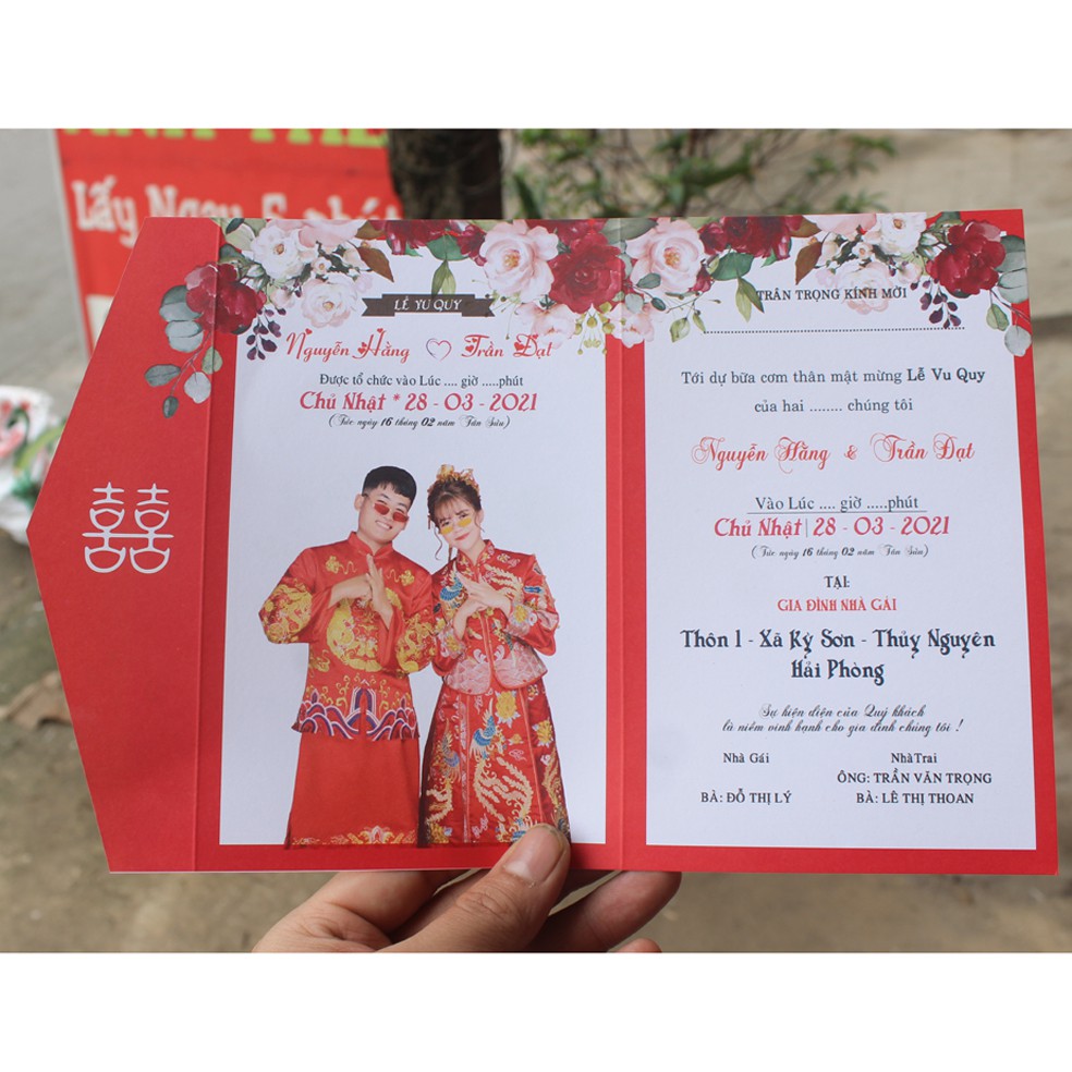 Thiệp cưới đẹp