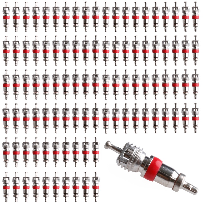 Pealike 100 Chiếc Bộ Xe Tải Thay Thế Lốp Lốp Cho Van Thân Lõi Phần Mới
