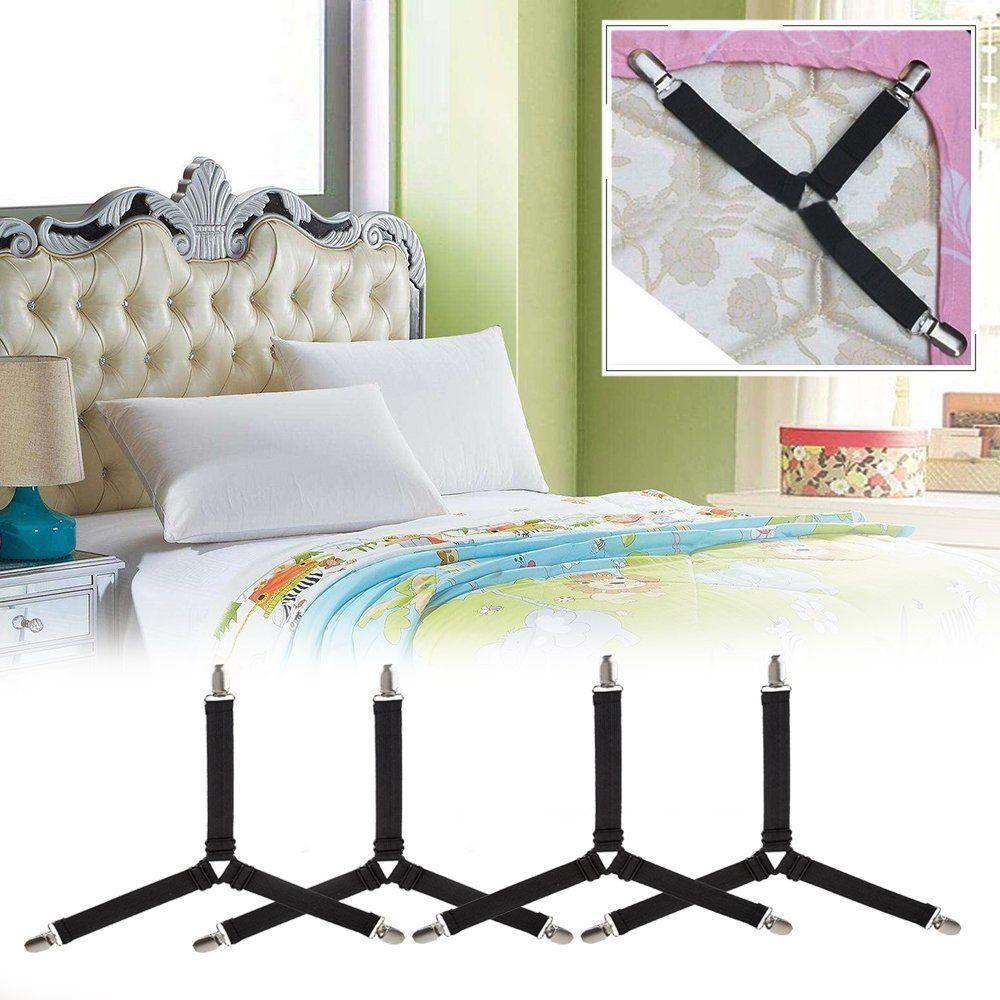 NKSFX 4 Kẹp Nệm Nhà Sống Dây Treo Thắt Lưng Kẹp