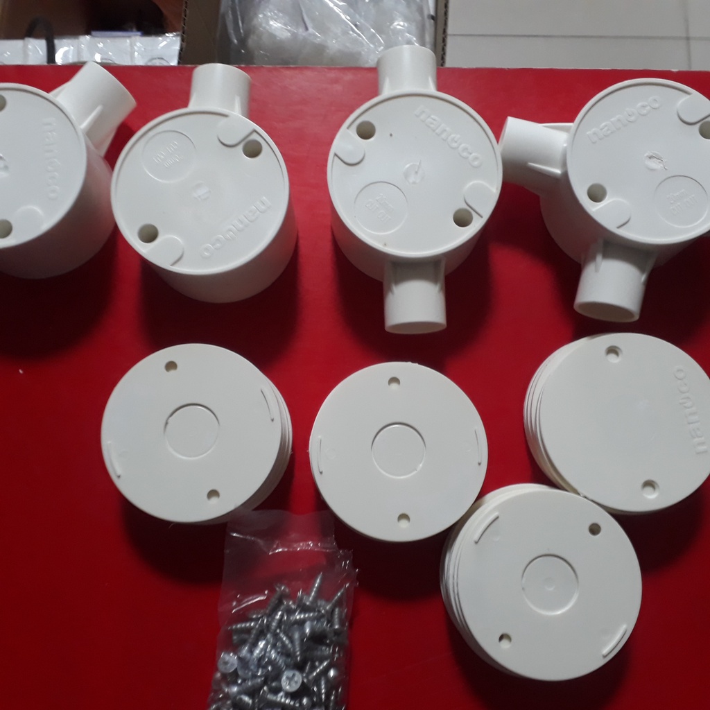 Hộp Nối 1,2,3,4 Ngã Cho Ống Luồn Điện Nanoco | Shopee Việt Nam