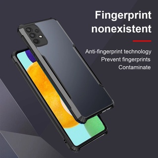 Ốp điện thoại acrylic+TPU trong suốt chống sốc cho Samsung Galaxy A26 A36 A56 A16 A06 A25 A35 A55 A15 A05 A05s A54 A34 A14 A73 A53 A33 A13 4G 5G A03 A03s A04 A04s A04e