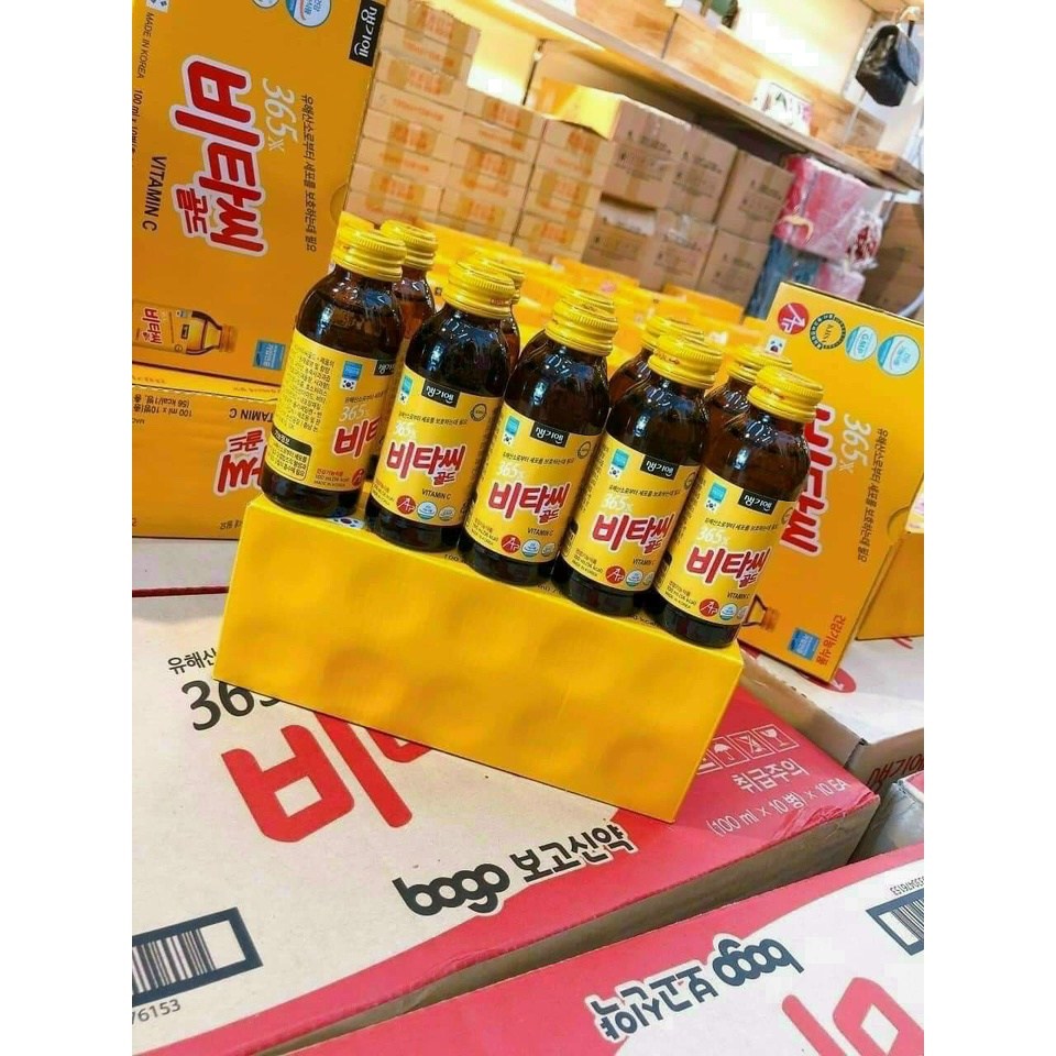 Nước Giải Khát Vitamin C Gold 365X Từ Hàn Quốc - Tăng Cường Sức Đề Kháng, Năng Lượng Duy Trì