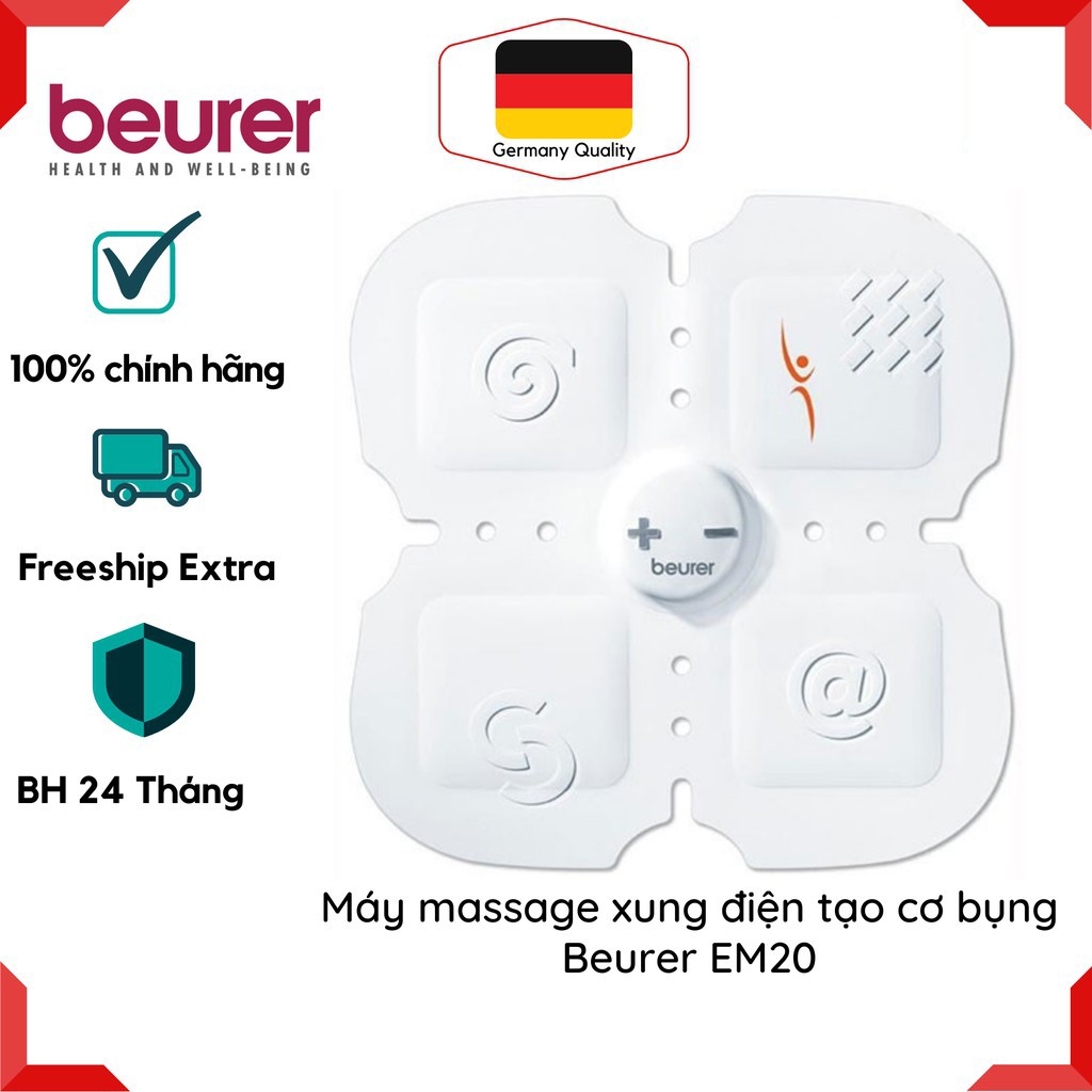 Máy Massage xung điện tao cơ bụng BEURER EM20 sixpack | Shopee Việt Nam