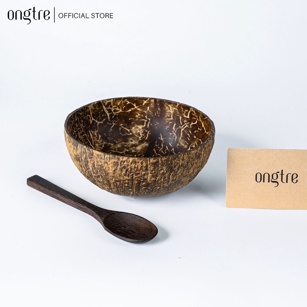 Muỗng Gỗ Mun 16cm ONGTRE, Thìa Gỗ Cho Nhà Hàng, Khách Sạn, Café [Bán Sỉ]