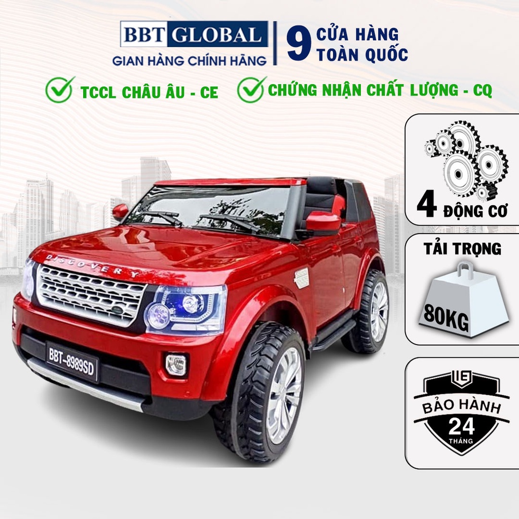 Xe ô tô điện trẻ em kiểu dáng Land Rover BBT Global BBT-8989 | Shopee ...