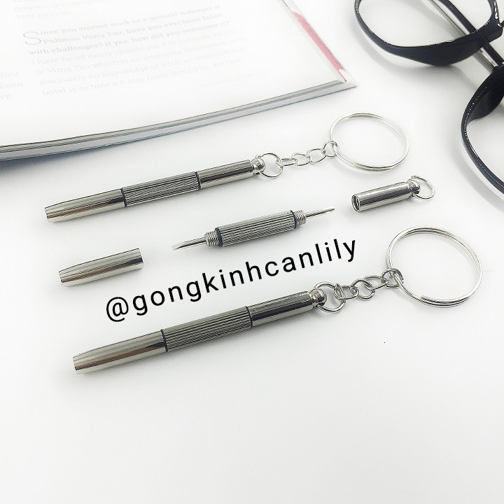 Ảnh Móc vít điều chỉnh gọng kính LILYEYEWEAR làm từ kim loại cao cấp nhỏ gọn giúp chiều chính kính dễ dàng tiện lợi 4