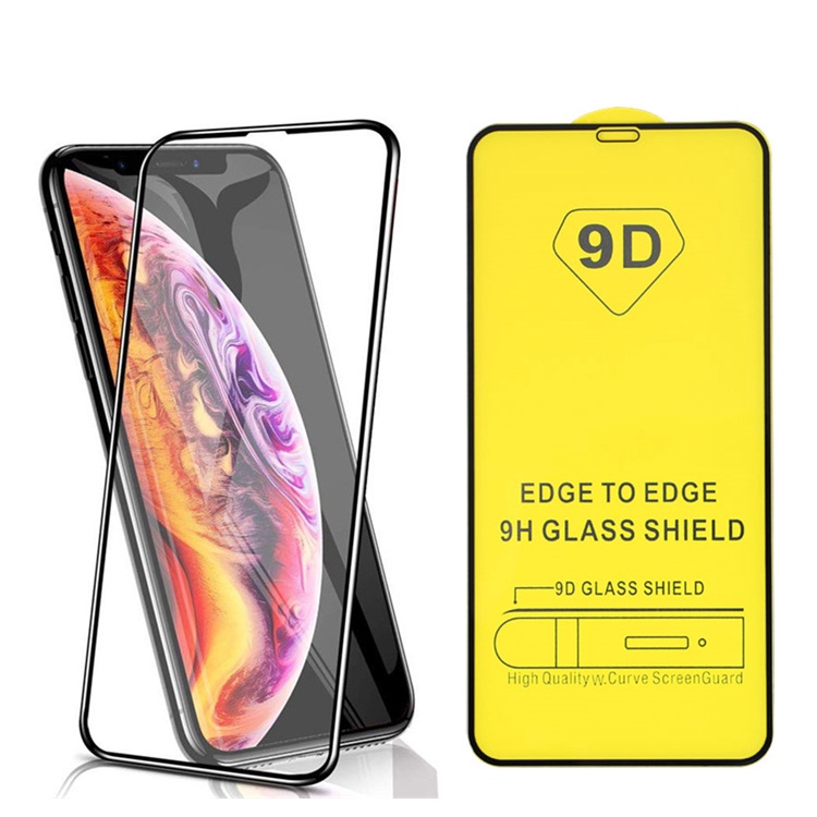 9D Kính Cường Lực Bảo Vệ Màn Hình FULL BÌA Cho iPhone 14 15 16 13 12 11 Pro max plus mini 5 5S SE 6 6S 7 8 X XR 11 SE2 SE3