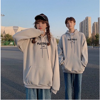 Áo nỉ HOODIES nam nữ màu be in chữ form rộng cực đẹp
