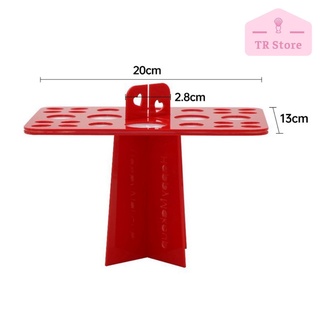 Giá đỡ phơi cọ trang điểm không trượt 24 ô tiện lợi