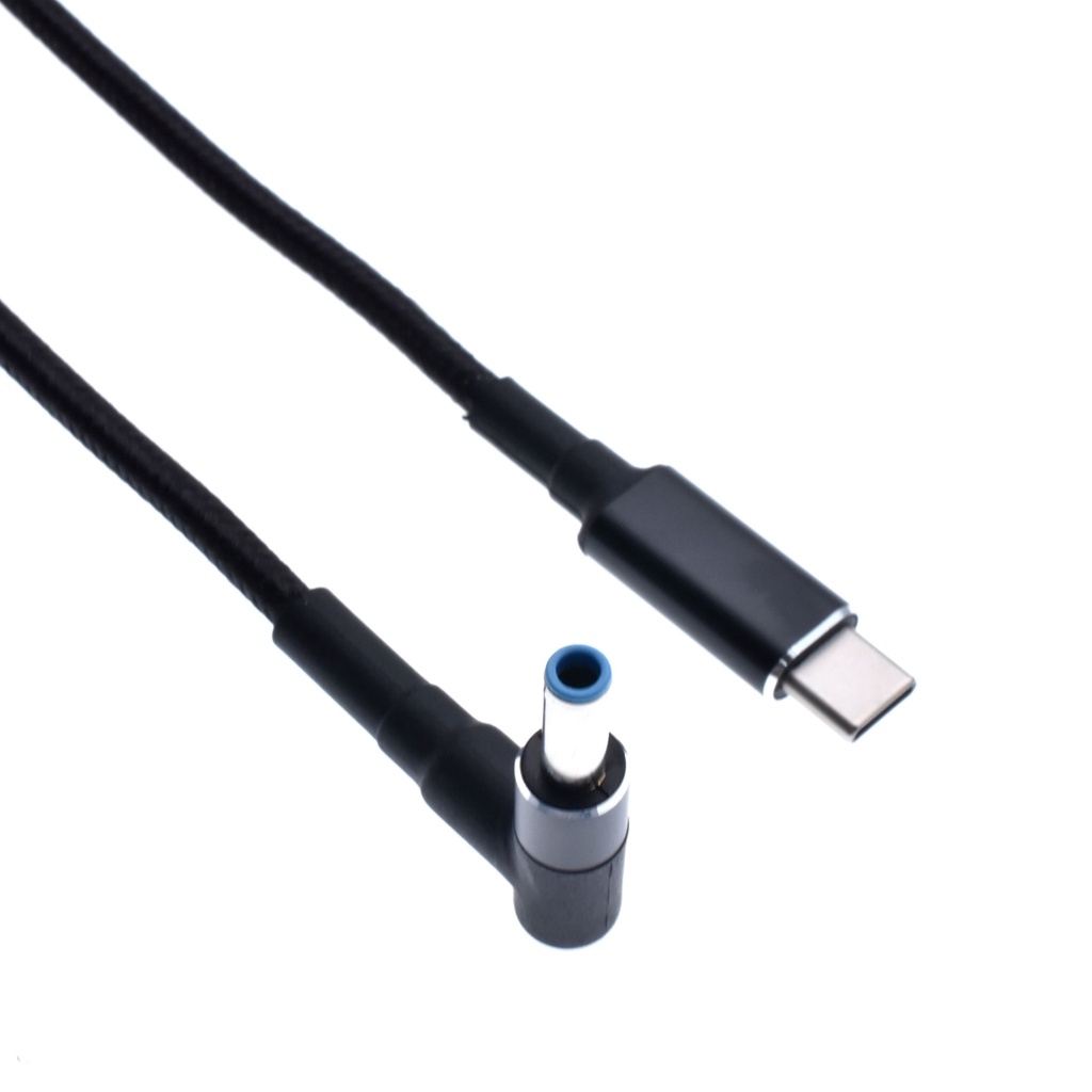 i Sạc Điện Dc 45W 65W 90W Cáp Chuyển Đổi USB Loại C Cho Cáp Máy Tính Xách Tay Hp Stream Spectre Pavilion Envy Eliteboook