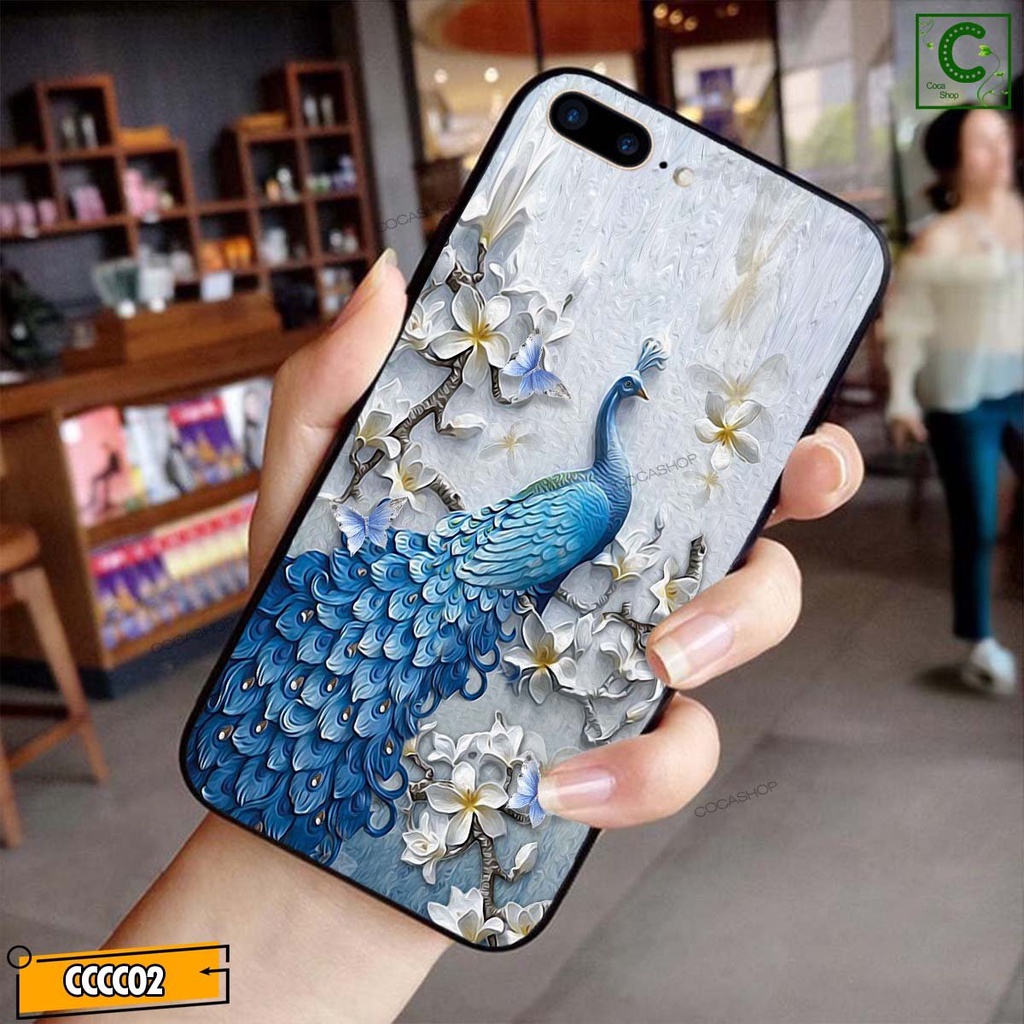 Ốp lưng iphone mặt kính cao cấp  - Công xanh quyền uy  - 6/6plus/6s/6splus/7/7plus/8/8plus/x/.....
