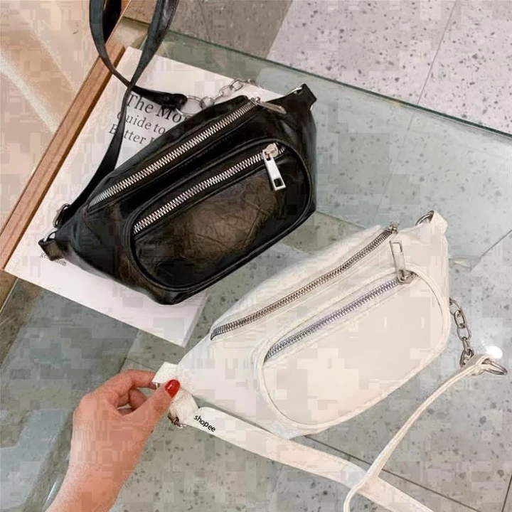 Women's Minimalist PU Leather Belt Bag · QN003 – 2