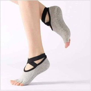 Tất yoga,Tất tập yoga quai chéo hở ngón cực xinh chống trơn trượt tuyệt đối