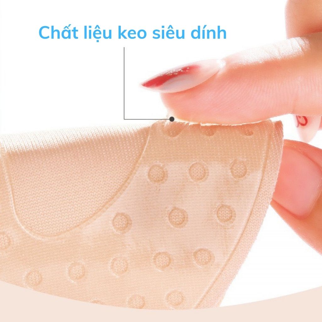 Miếng dán ngực silicon siêu dính, Áo dán ngực cài trước tạo khe sexy gợi cảm LANIXA D0129