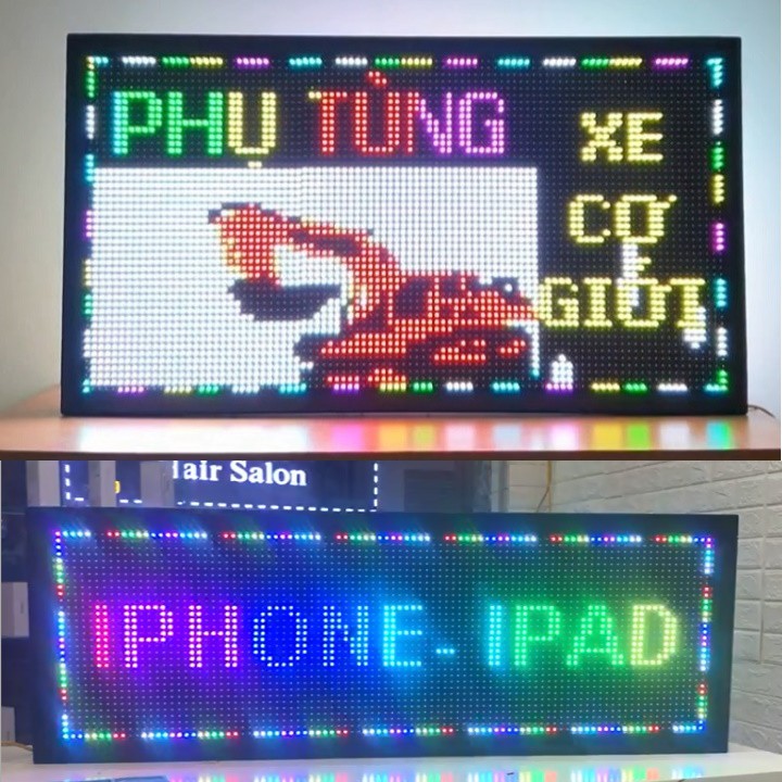 Card led ma trận HD WF4, WF2, mạch điều khiển led ma trận Full màu ...