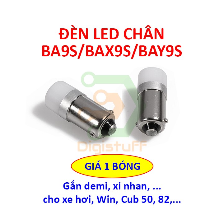 Đèn xi nhan LED xe Win, Cub 50, 82, xe hơi chân BA9S BAX9S BAY9S ...