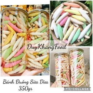 Bánh Đuôn.g Sữa Dừa Bến Tre - 1 Hộp pet 300gr