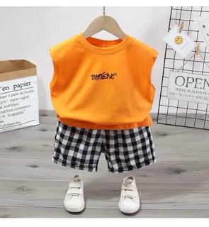 Bộ hè bé trai, bộ cotton bé trai mặc hè, bộ ba lỗ bé trai