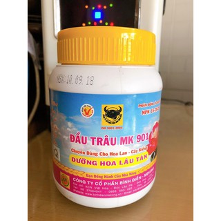 ĐẦU TRÂU MK 901 Lọ 400g - Phân Bón Dưỡng Hoa Lâu Tàn Dành Cho Hoa Lan, Cây Kiểng