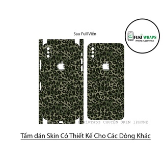 Tấm dán Skin Mặt Sau FULL VIỀN Dành Cho13prm , 12prm , 11prm , x, xsm , 7p , ip11 , ip12 , ip13 - FukiShop