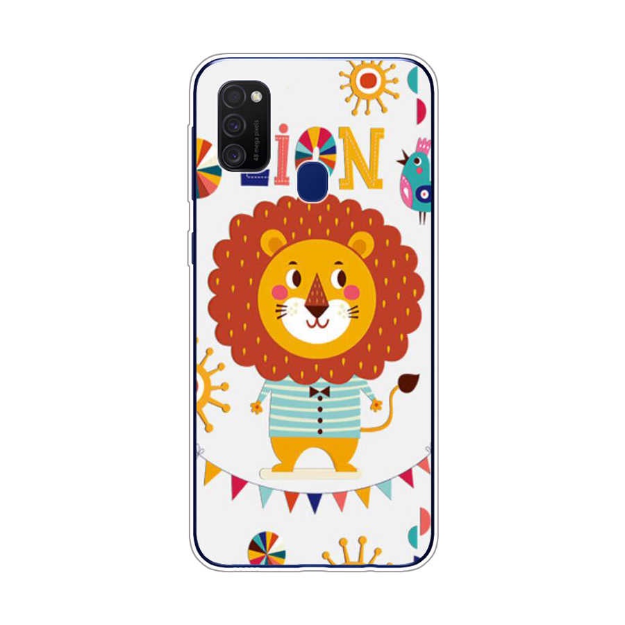 Ốp Điện Thoại TPU Dẻo In Họa Tiết Độc Đáo Thời Trang Cho Samsung Galaxy M01 M10 M11 M21