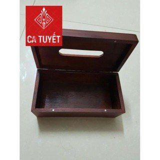 hộp đựng giấy ăn gỗ hương cao cấp