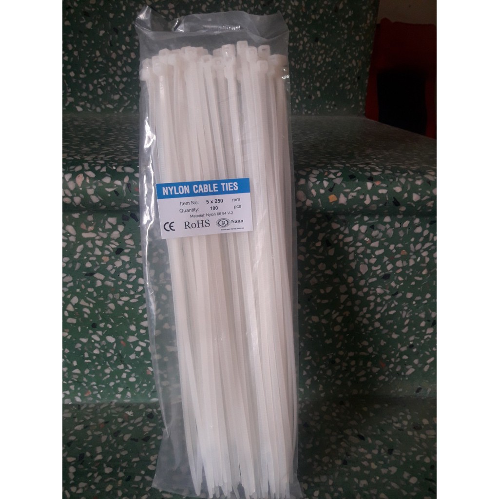 Dây rút XỊN NANO 2,5 tấc - dây rút 25 cm - dây thít | Shopee Việt Nam