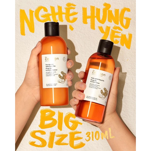Ảnh Bigsize - Sữa rửa mặt nghệ Hưng Yên Cocoon giúp da sạch mịn và rạng rỡ 310ml - Mỹ phẩm thuần chay Việt 3