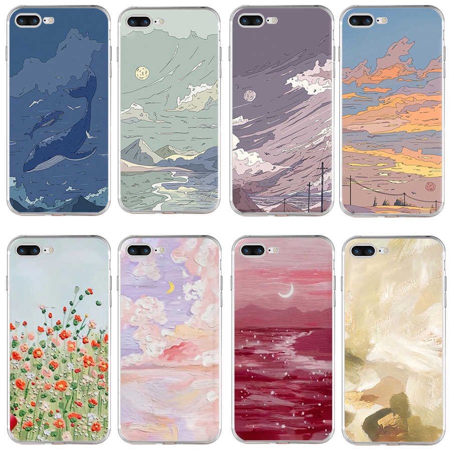 Ốp Lưng Mềm Bảo Vệ Cao Cấp Cho iphonee 7 plus 8 plus