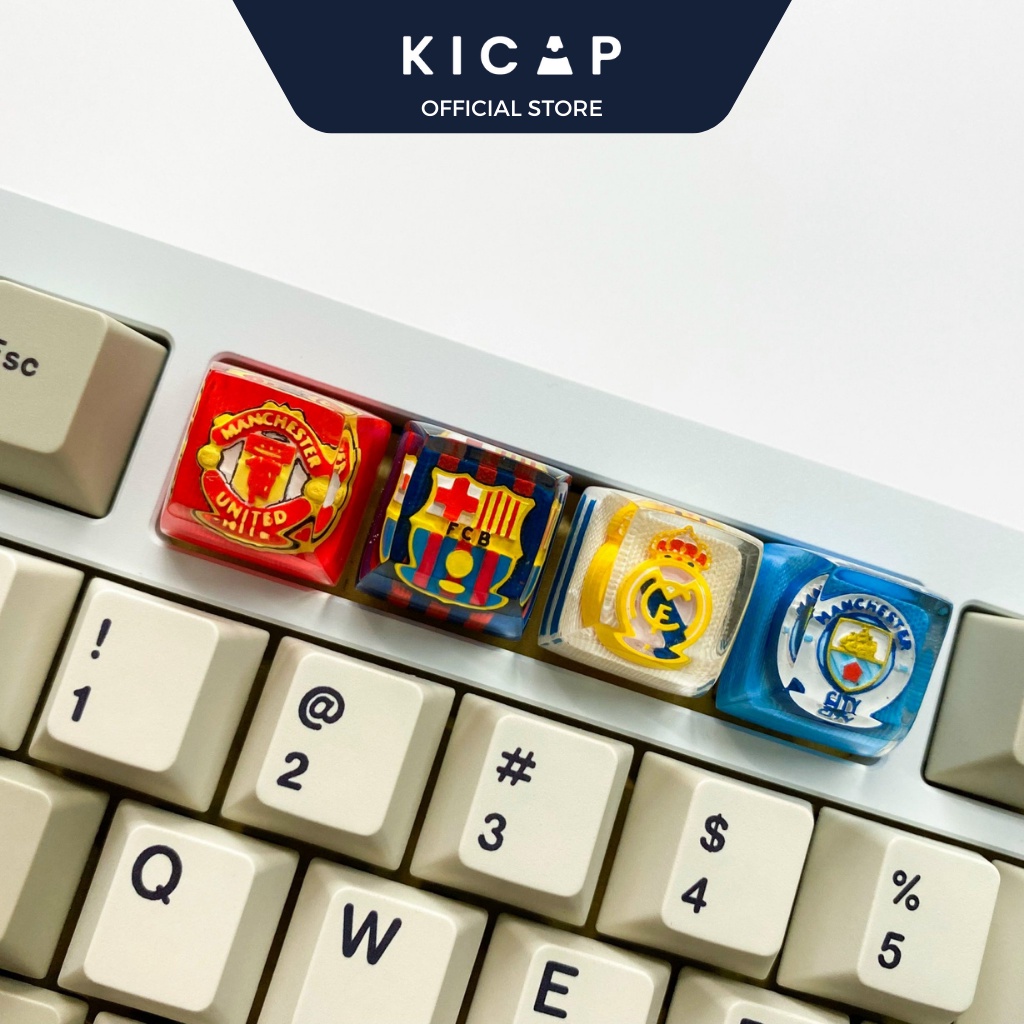 Keycap Artisan Football Clubs | Nút bàn phím cơ artisan biểu tượng các ...