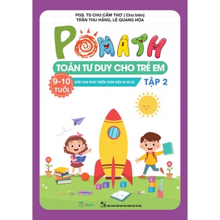 Sách - Combo Pomath Toán tư duy cho trẻ em 9 - 10 tuổi - Giúp con phát triển toàn diện IQ và EQ