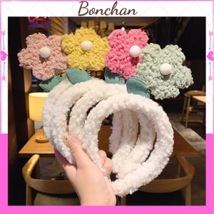 Bờm tóc cute Hàn Quốc hình bông hoa lò xo dễ thương