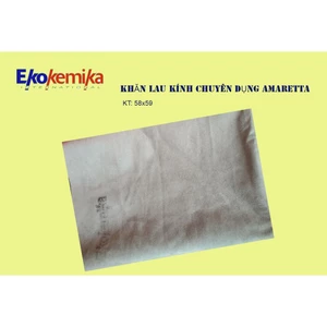 Khăn lau kính, lau ghế cao cấp siêu mịn microfiber Amaretta xuất xứ Italy
