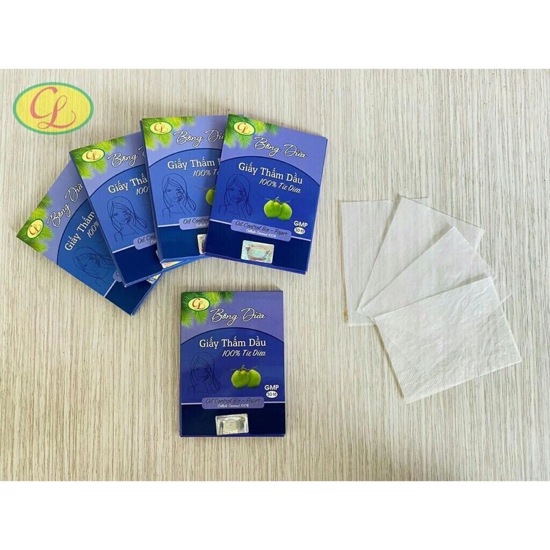 Giấy Thấm Dầu Từ Dừa — 50 tờ