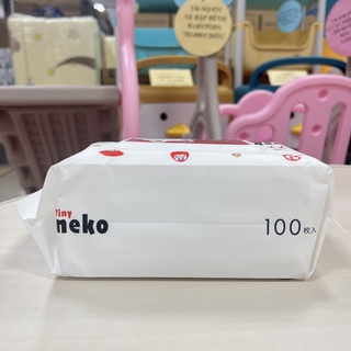 Khăn giấy ướt cao cấp Tiny Neko Nhật Bản gói 100 tờ - Hàng chính hãng - 23h.shop