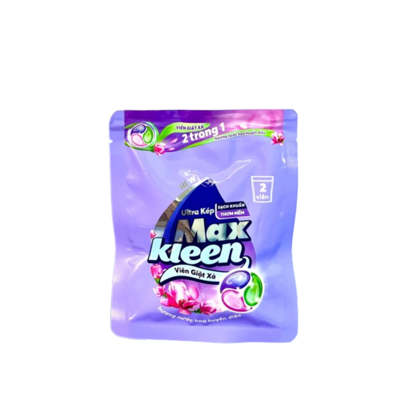 Ảnh Túi 2 Viên Giặt Xả MaxKleen Hương Ngẫu nhiên 1